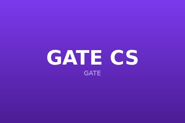 GATE CS Algorithms Mock Test